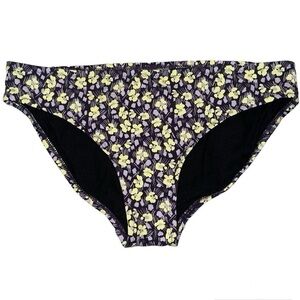 NEW Calme Johnny Was Hipster Bikini Bottom Size Small CLR‎ Purple/Lavender/Lime